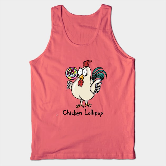 Chicken Lollipop | Grafck x NotPaperArt Tank Top by Grafck